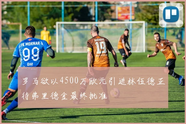 罗马欲以4500万欧元引进林伍德正待弗里德金最终批准